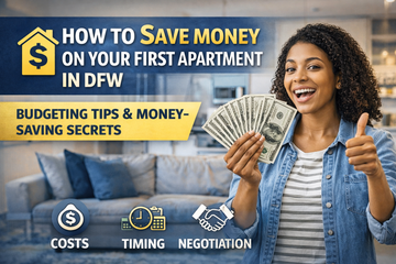 How to Save Money on Your First Apartment in DFW